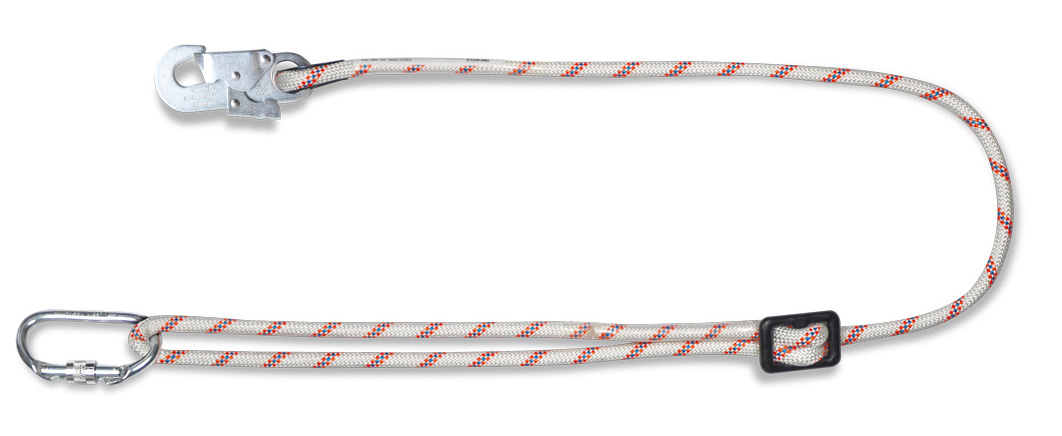 1888-CURM Proteção em Altura Elementos de amarre Corda regulável com mosquetões.