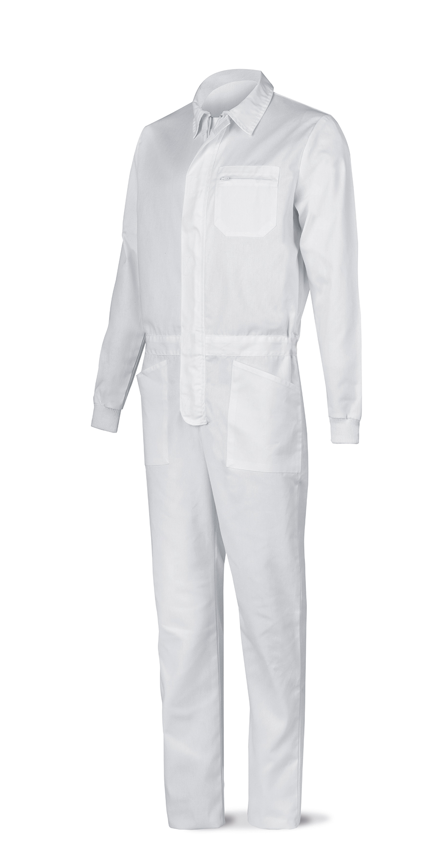 388-BTB Workwear Basic Line White polyester/cotton jumpsuit 200 g.