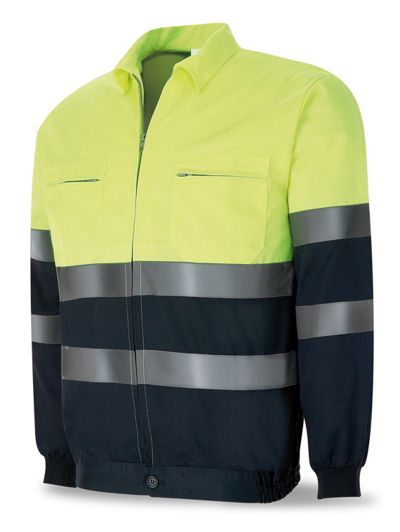 388-CFY/A High visibility Overalls Two-tone high visibility jacket.