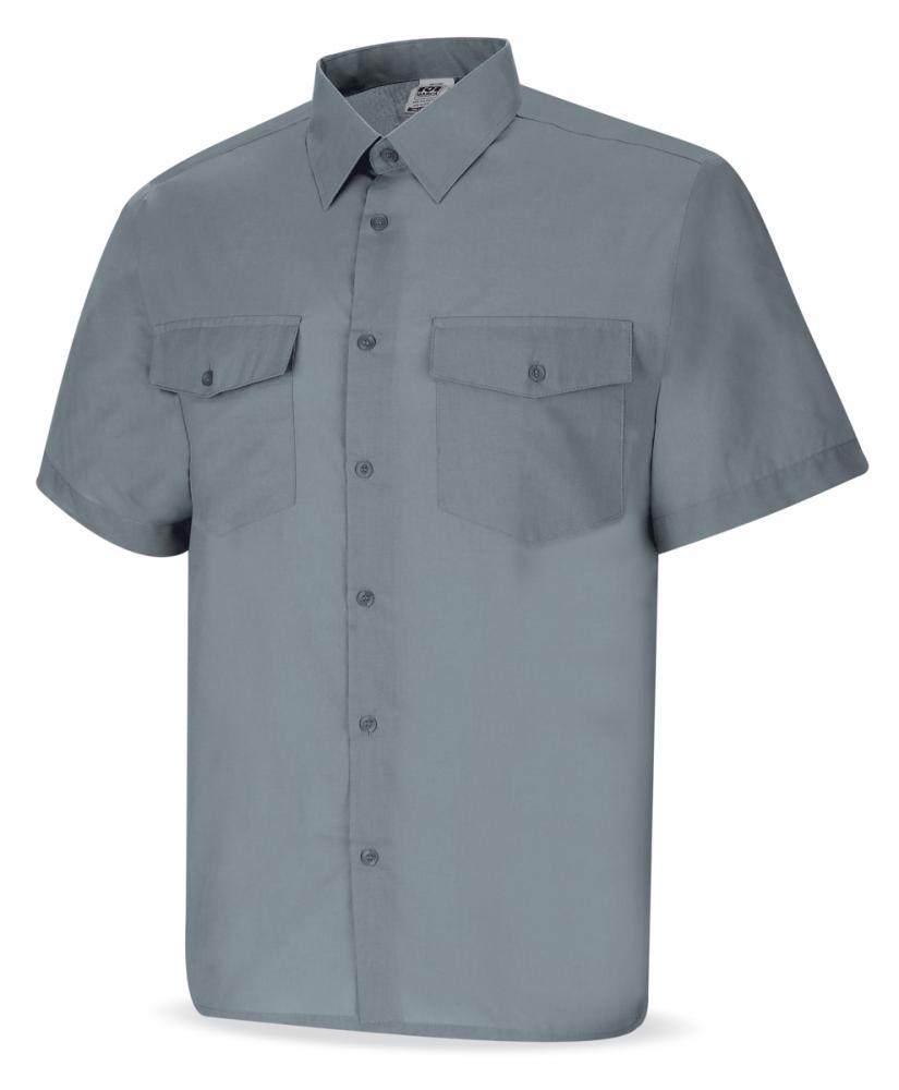 388-CGMC Vestuario Laboral Camisas Camisa gris poliéster/algodón 95 gr. Manga corta