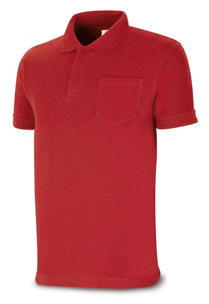 1288-POLR Workwear Polos Polos Short sleeved 135 gr. Red