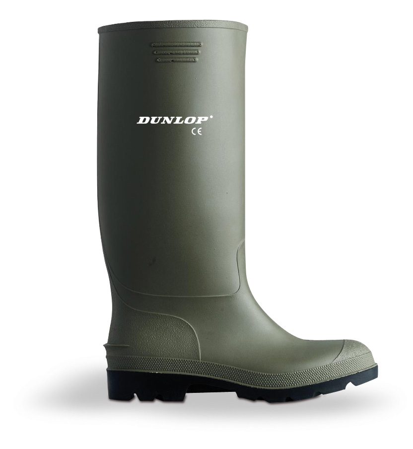 1588-BAV Safety Footwear Water boots PVC high reed water boot. GREEN
