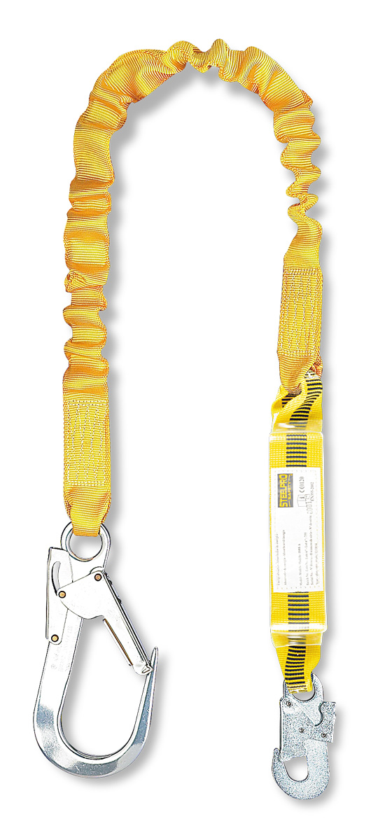 1888-AEG Height Protection Shock absorbers STEEL FLEX elastic band with absorber and carabiners.