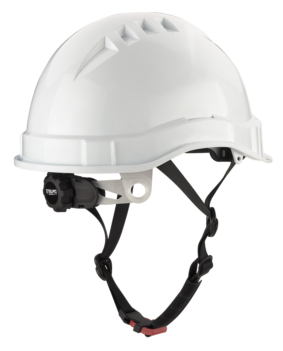 2088-CV B Head Protection Electrical insulation helmets Mod. “VOLT”. Protective helmet for electric insulation industry, closing roulette, textile harness 8 points and chinstrap.