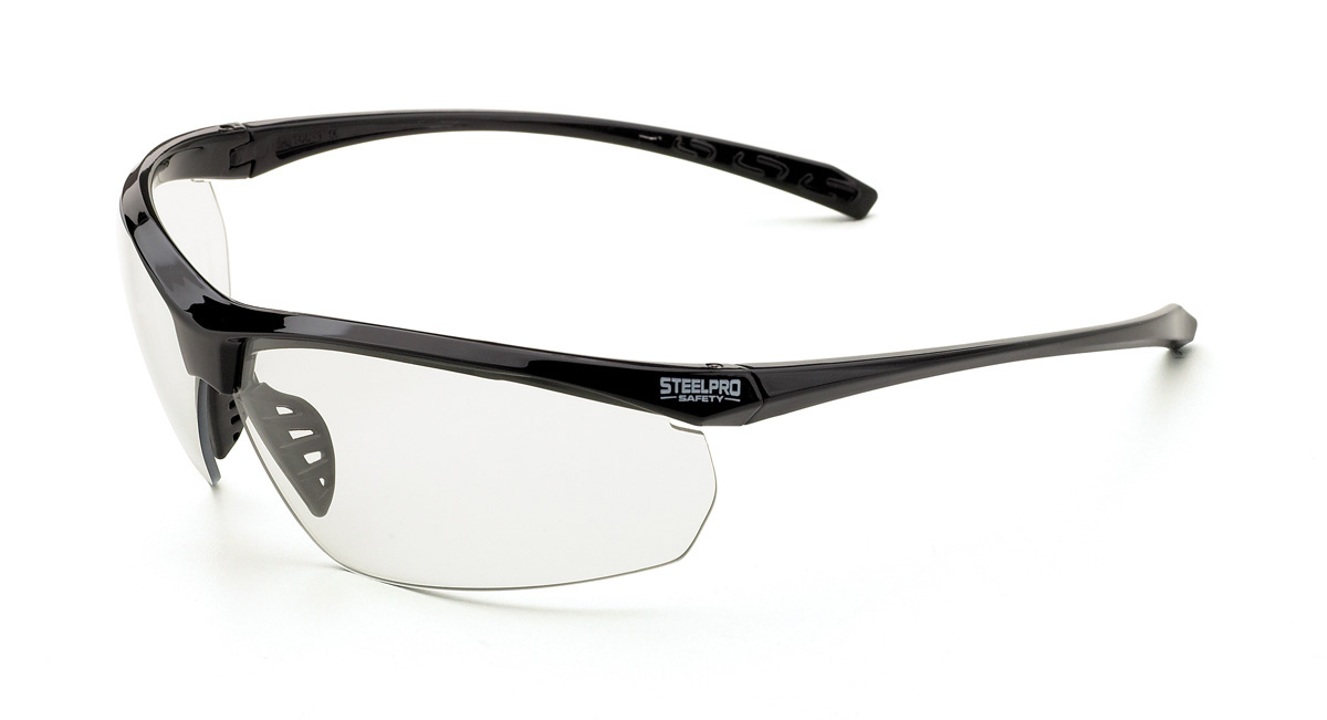 2188-GC Eye Protection Universal mounted glasses CARBON SERIES: High-tech glasses. Ultra-light and super-comfortable wraparound design with a rubber nose bridge for prolonged use.