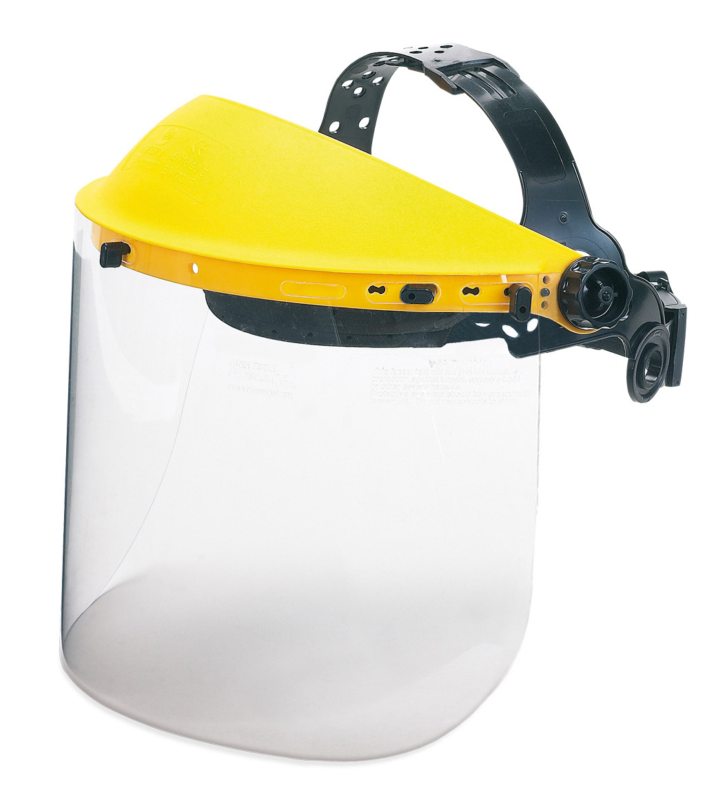 2188-PF Eye Protection Crasher Line Face Shield Face shield for mechanical hazards.