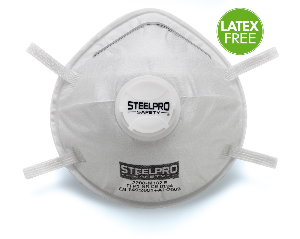 2288-M102 E Respiratory Protection Moulded masks FFP1 disposable mask with exhalation valve.