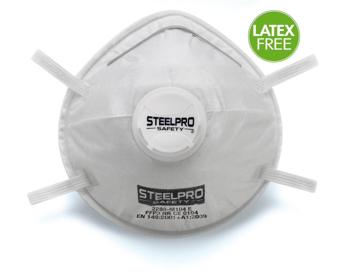 2288-M104 E Respiratory Protection Moulded masks Disposable mask FFP3 with exhalation valve.