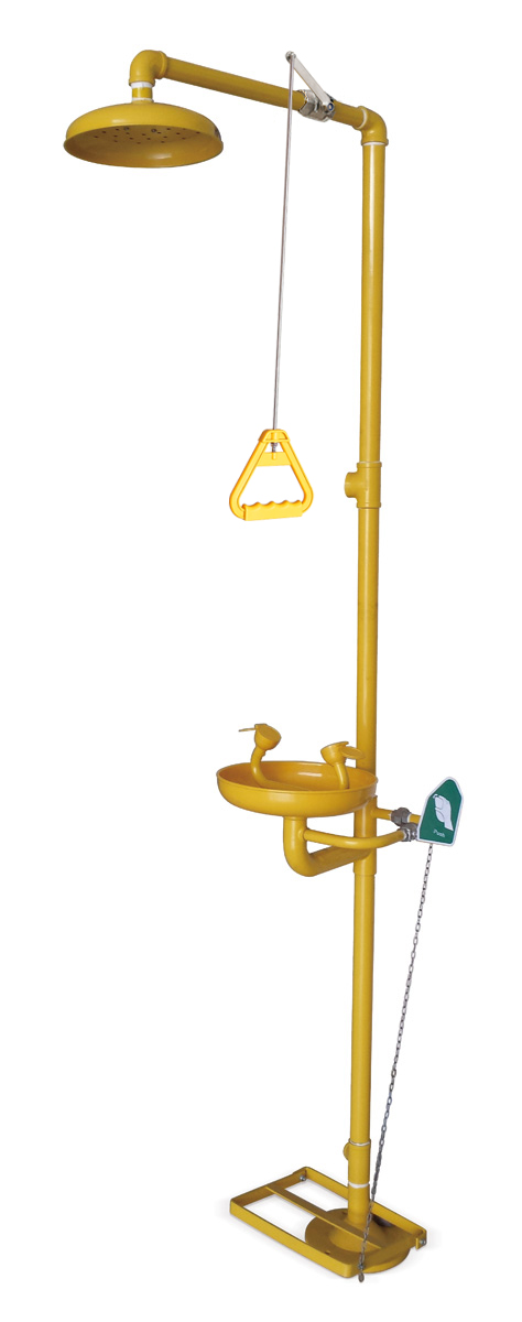 2388-D101 Other protective gear Showers and eyewashes Galvanized steel shower and eyewash.