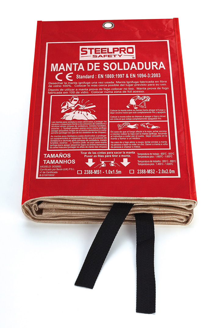 2388-MS1 Other protective gear Fireproof blankets Fire blanket 100x150 cm.