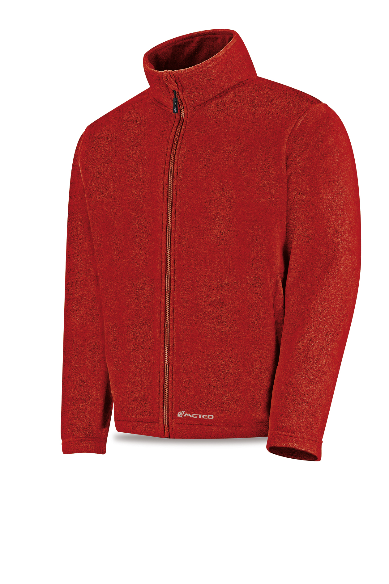 288-CHPR Coats and Rain Gear Solar Jackets QUETZAL model fleece jacket. Red color.