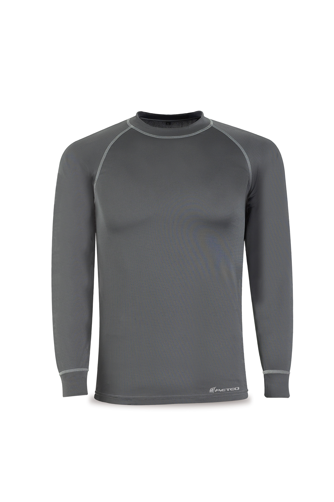 288-FLS Abrigo y lluvia Vestuario térmico 1ª capa Camiseta Oxford/gris melange.