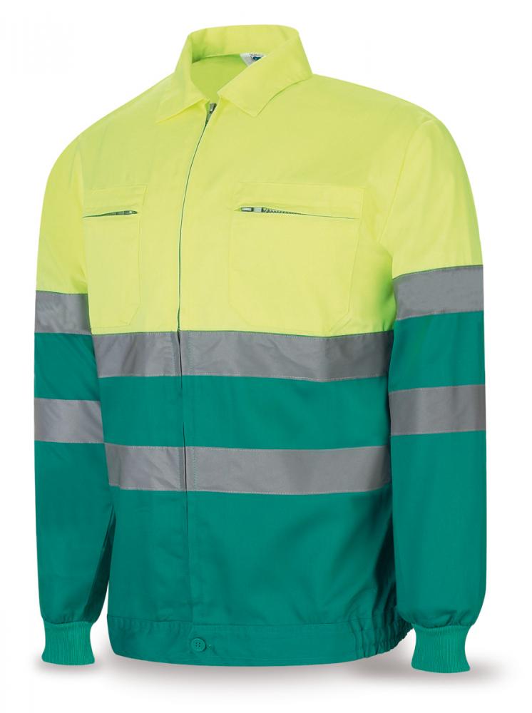 388-CFY/V High visibility Overalls Two-tone high visibility jacket.

