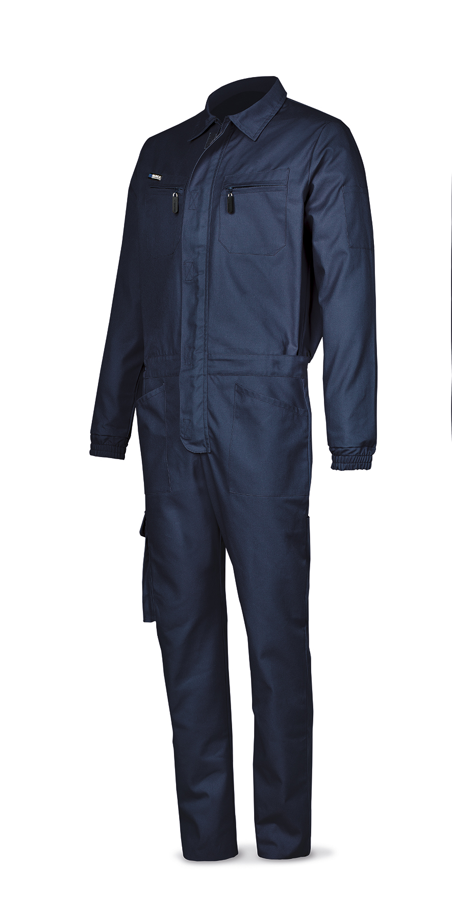 488-BA Top Vestuario Laboral Serie Top Buzo azul marino algodón de 245 g.