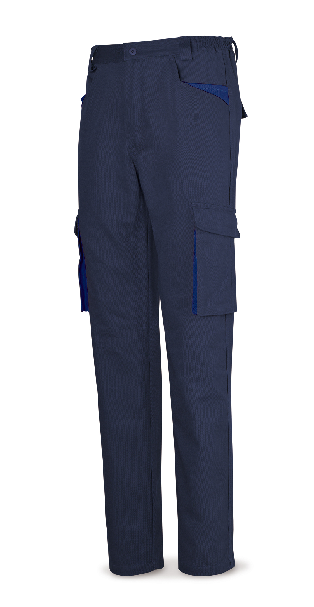 488-PAM SupTop Vestuario Laboral Serie SuperTop Pantalón azul marino en Algodón de 270 g. Multibolsillos