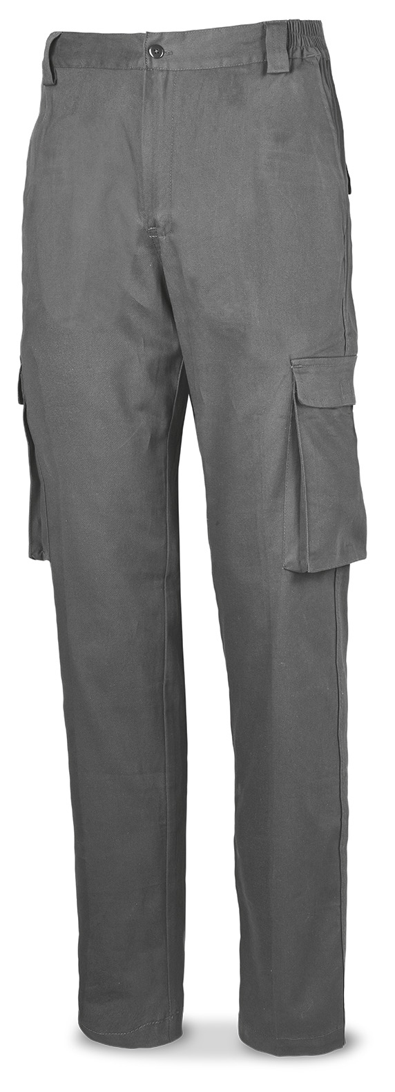 588-PBSG Vestuario Laboral Serie Casual Pantalón STRETCH básico gris algodón 240 gr.