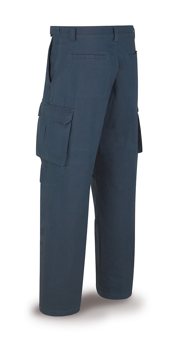 588-PEA Vestuario Laboral Serie Casual Pantalón ESPECIALISTA azul marino algodón 245 gr. Multibolsillos