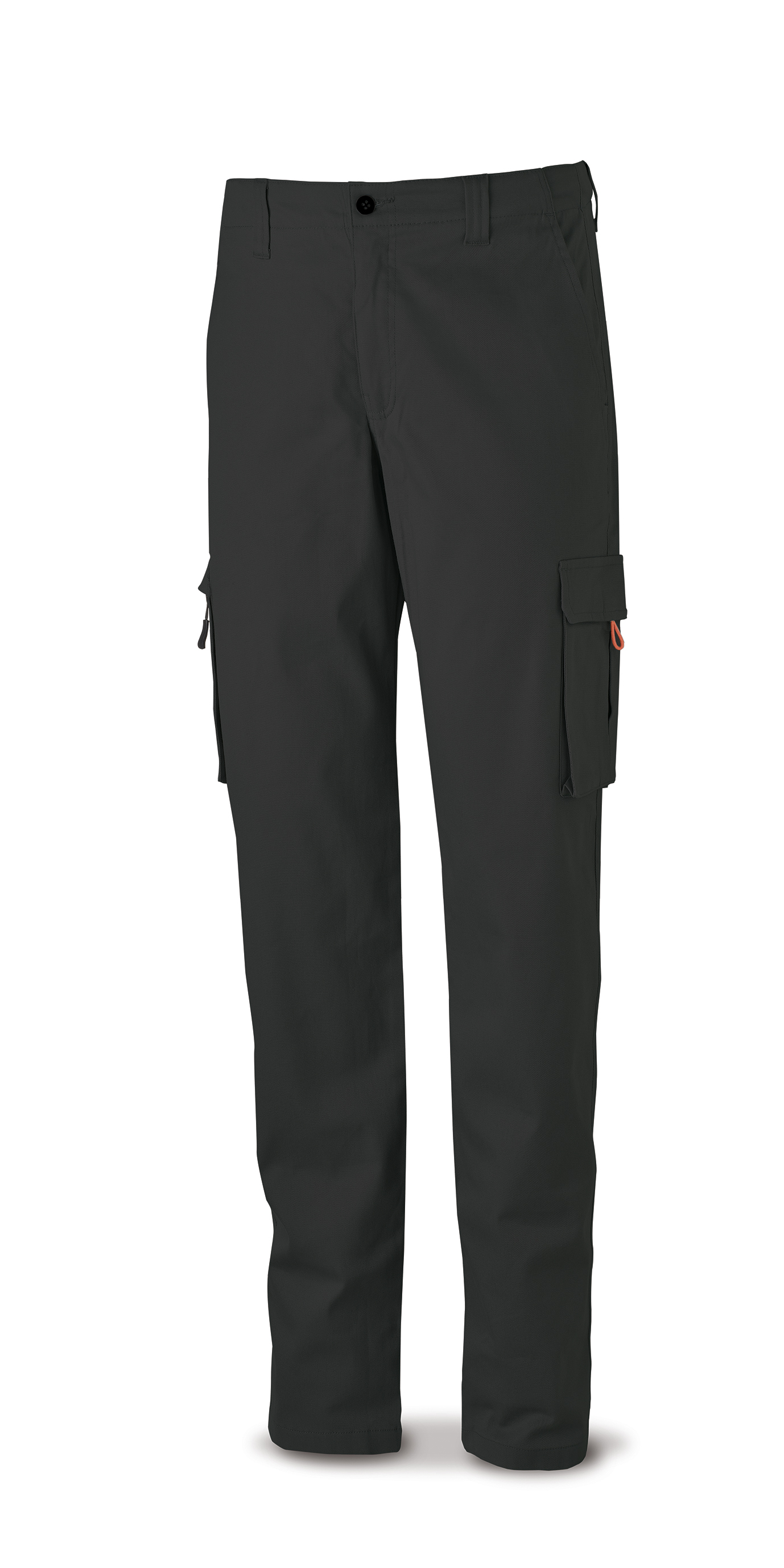 588-PELASRN Vestuario Laboral Serie Casual Pantalón STRETCH negro en algodón 260 gr. Multibolsillos