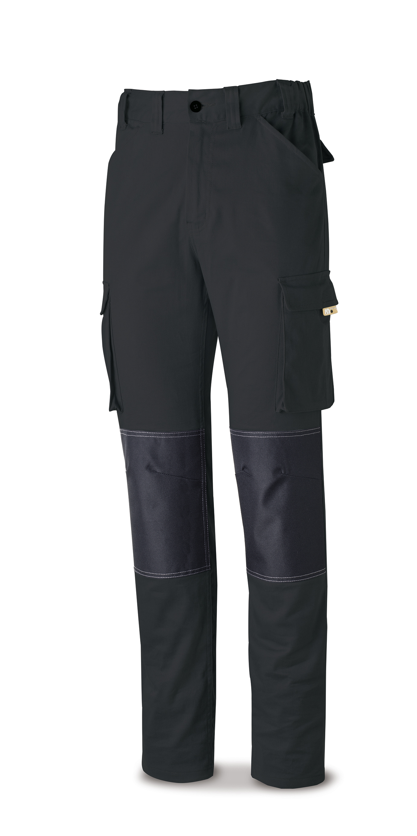 588-PSTRN Workwear Pro Series ELASTIC cotton and elastene pants. Grey.