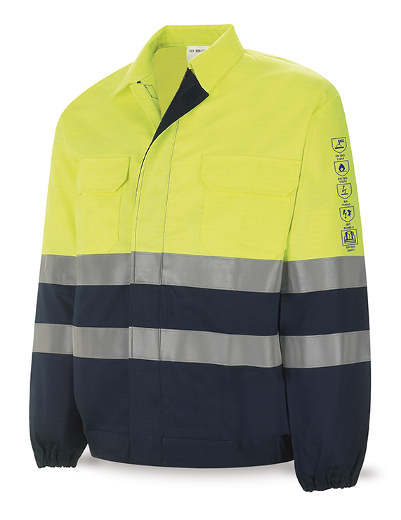 988-CFYIA Fireproofing and Anti-static Fireproofing and Anti-static FLAMEPROOF, ANTI-STATIC high-visibility jacket.